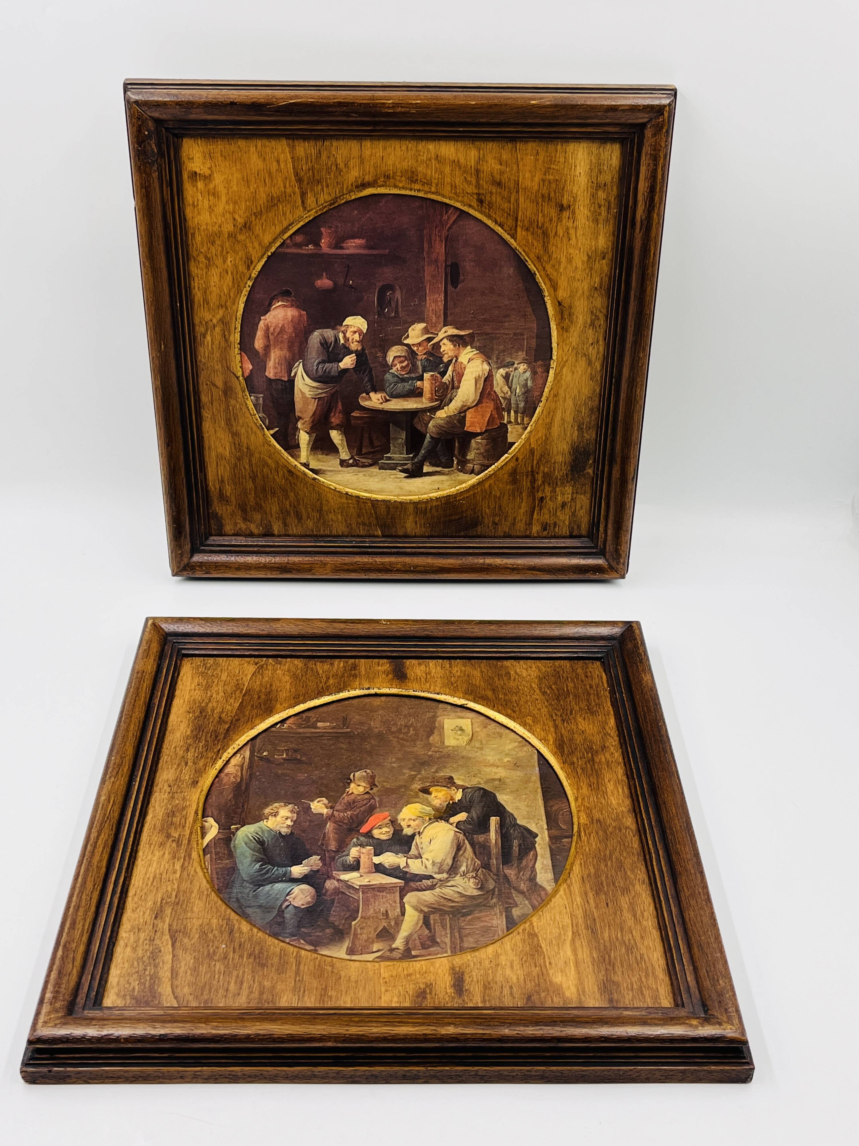 Reproduction duo by David Teniers