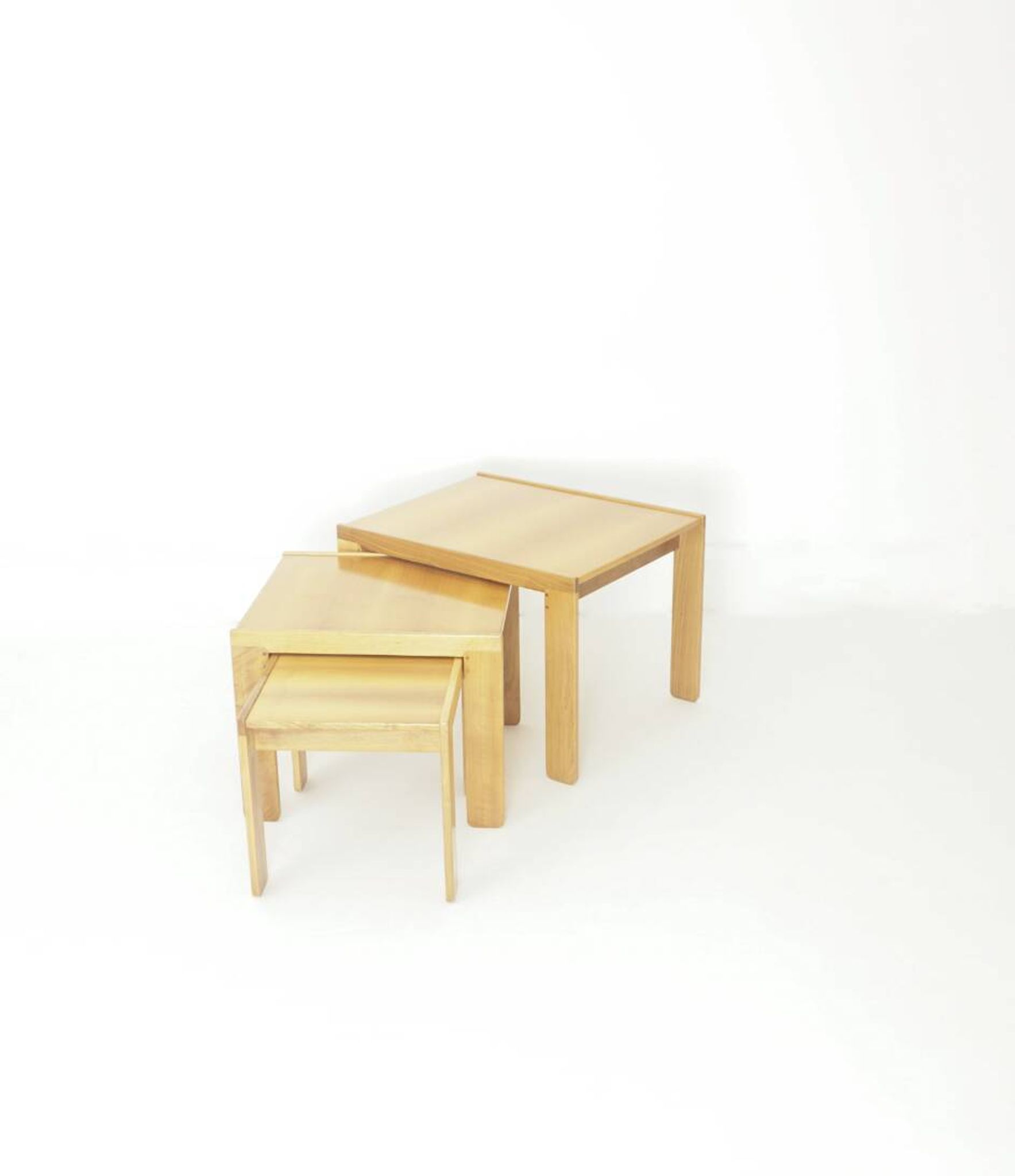 Nest of tables ‘777’ by Afra and Tobia Scarpa for Cassina, 1960