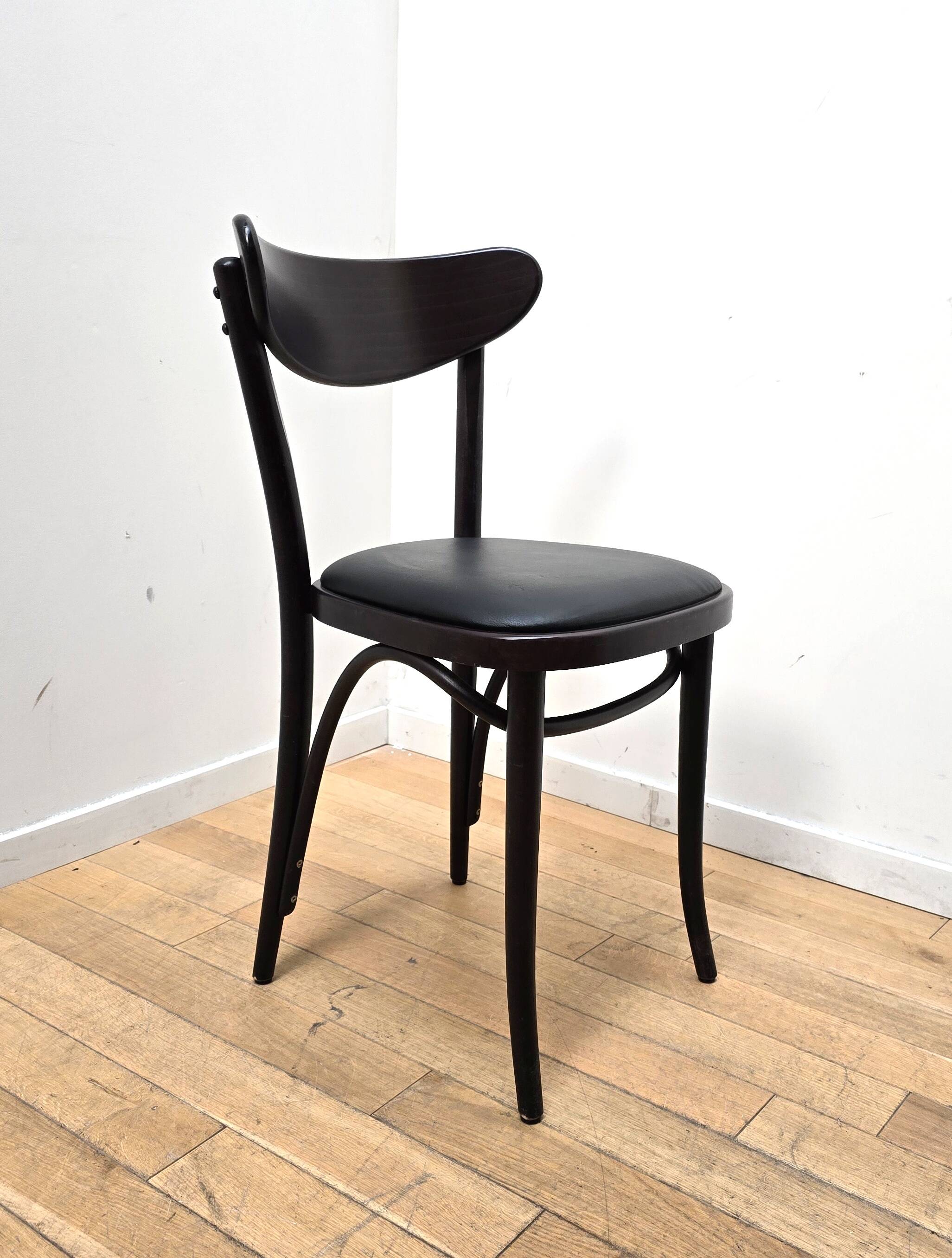 Set of 6 Banana bistro chairs, TON