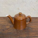 Small vintage brown teapot