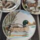 6 plates Gien 80s "Chambord"