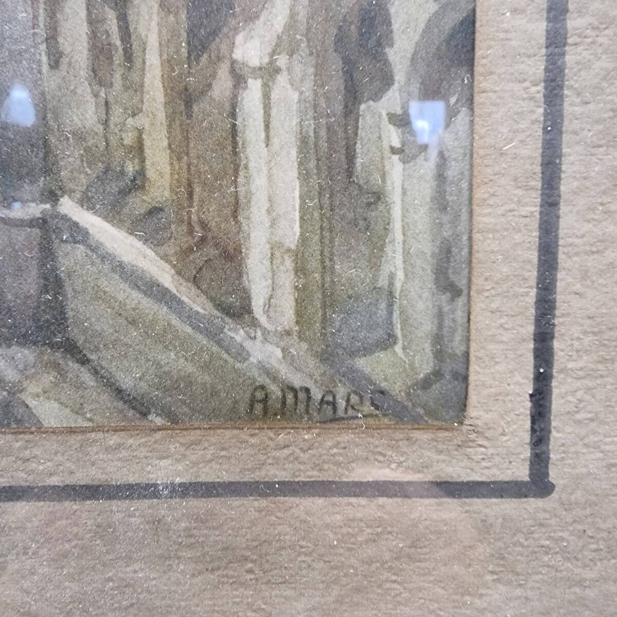 Watercolor By Ghent Nicolas Markovitch, Circa 1930