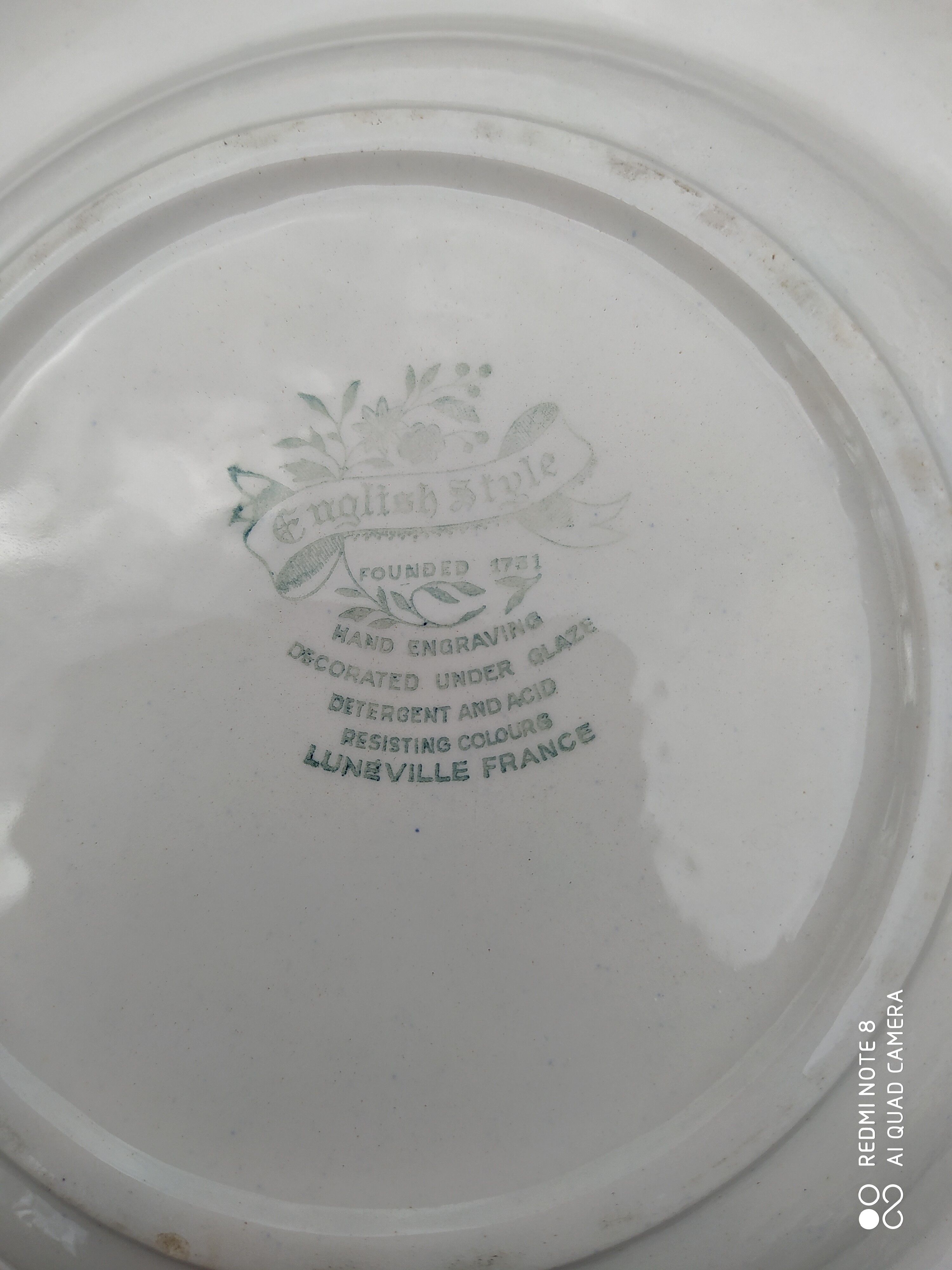 Lot de 3 assiettes creuses Lunéville