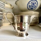 Silver-plated metal milk jug