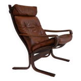 Siesta leather armchair by designer Ingmar Relling.