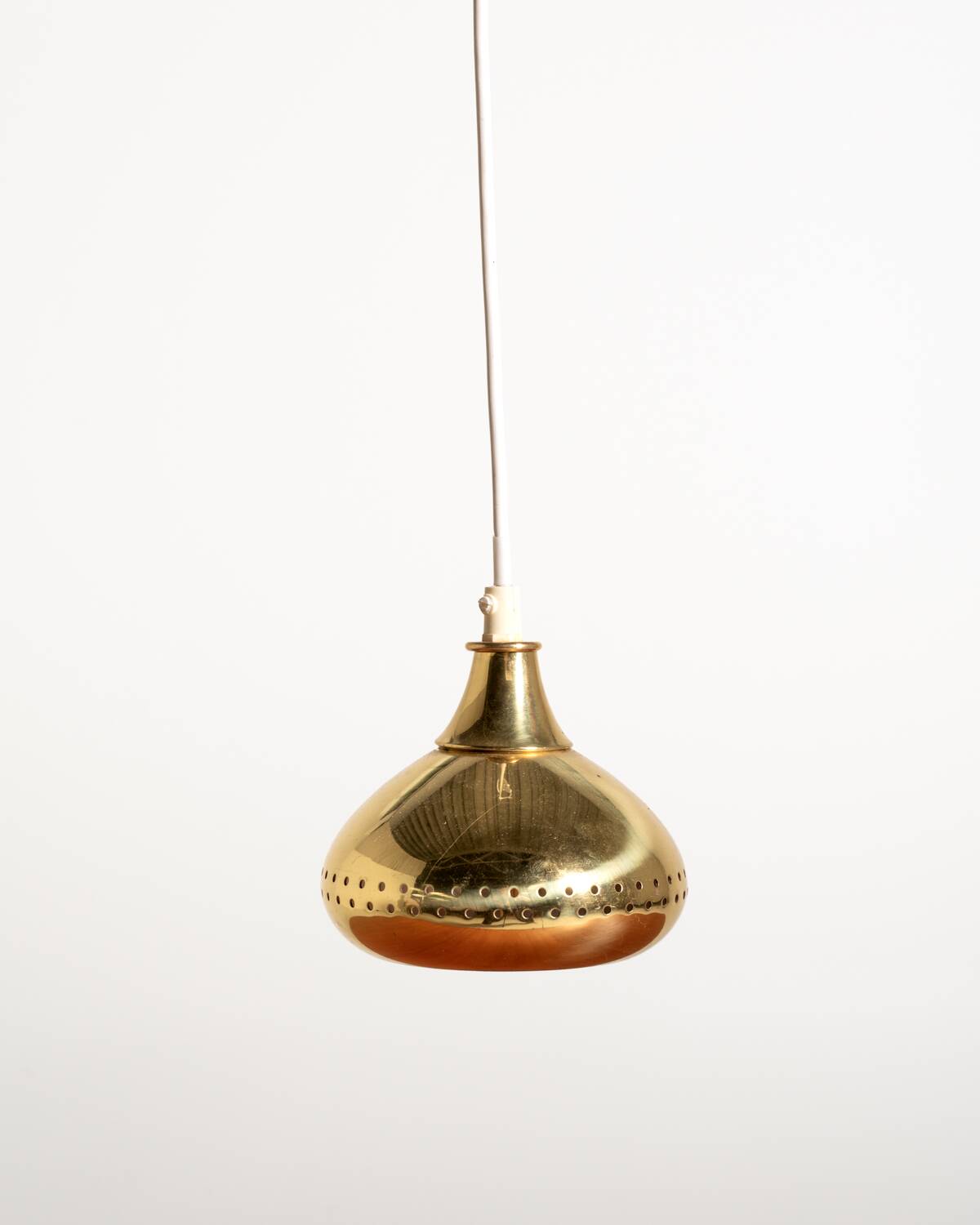 Brass pendant lamp by Scandi-Lamp, 1960s/70s