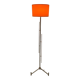 Vintage orange Space Age floor lamp from the 1970s