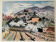 Lithographie "Oppède 1982" - Yves Brayer - Signée
