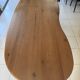 Wood table in organic shape 250×110