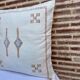 Coussin en soie de cactus, coussin lombaire en soie de cactus, coussin