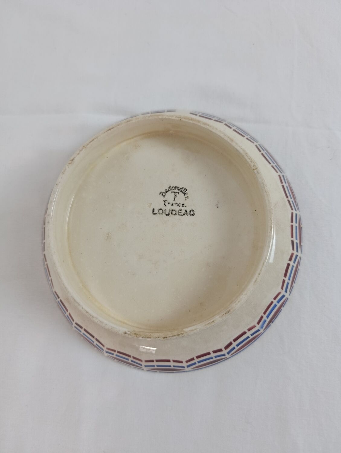 Low compote dish Badonviller model Loudéac
