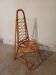 Chaise haute en rotin,  bambou