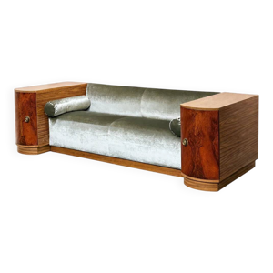 Canapé art Déco en - vert