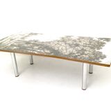 "transepoca" wooden coffee table by carmelo la gaipa, italy 2018