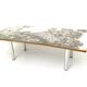 "transepoca" wooden coffee table by carmelo la gaipa, italy 2018