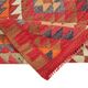 Turkish Handwoven Vintage Herki Kilim 98 cm x 322 cm