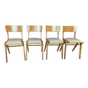 Ensemble de 4 chaises - boomerang