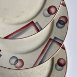 8 Digoin Sarreguemines plates
