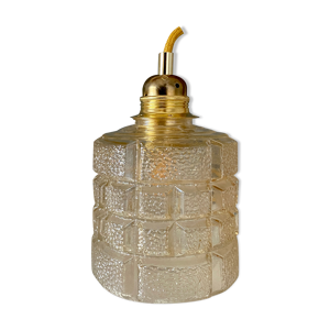 Baladeuse tulipe vintage en verre