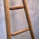Wooden triangular ladder