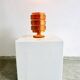 Cylindrical Pine Veneer Table Lamp By Hans-Agne Jakobsson For Ab Ellysett, Sweden 1960S