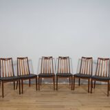 Mid-Century Teak and Leather Dining Chairs by Leslie Dandy for G-Plan, 1960