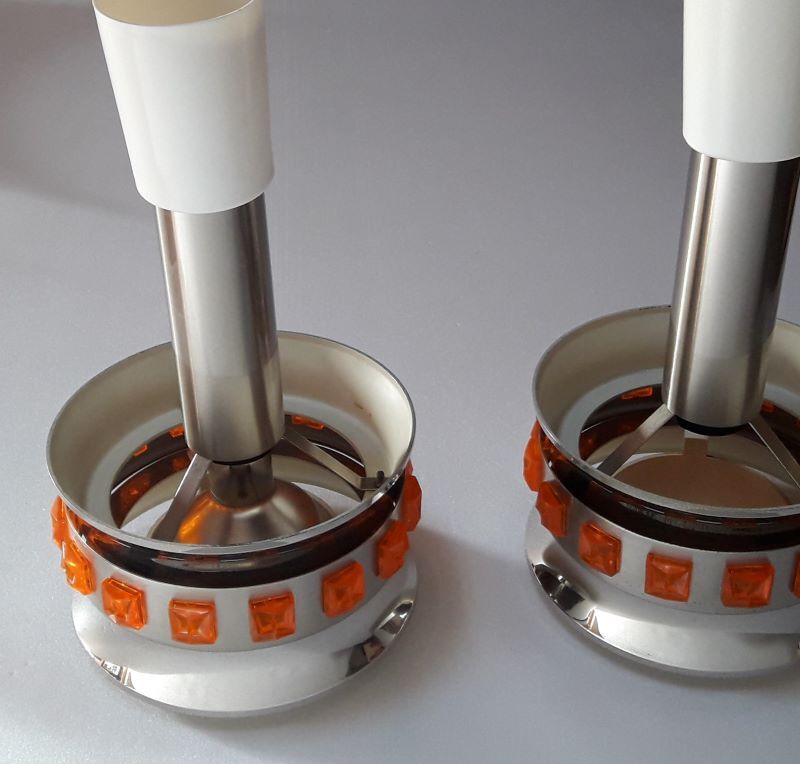 Pair of vintage chandeliers 1970