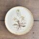 Vintage stoneware set – Botanical decoration / wildflowers – 1970s