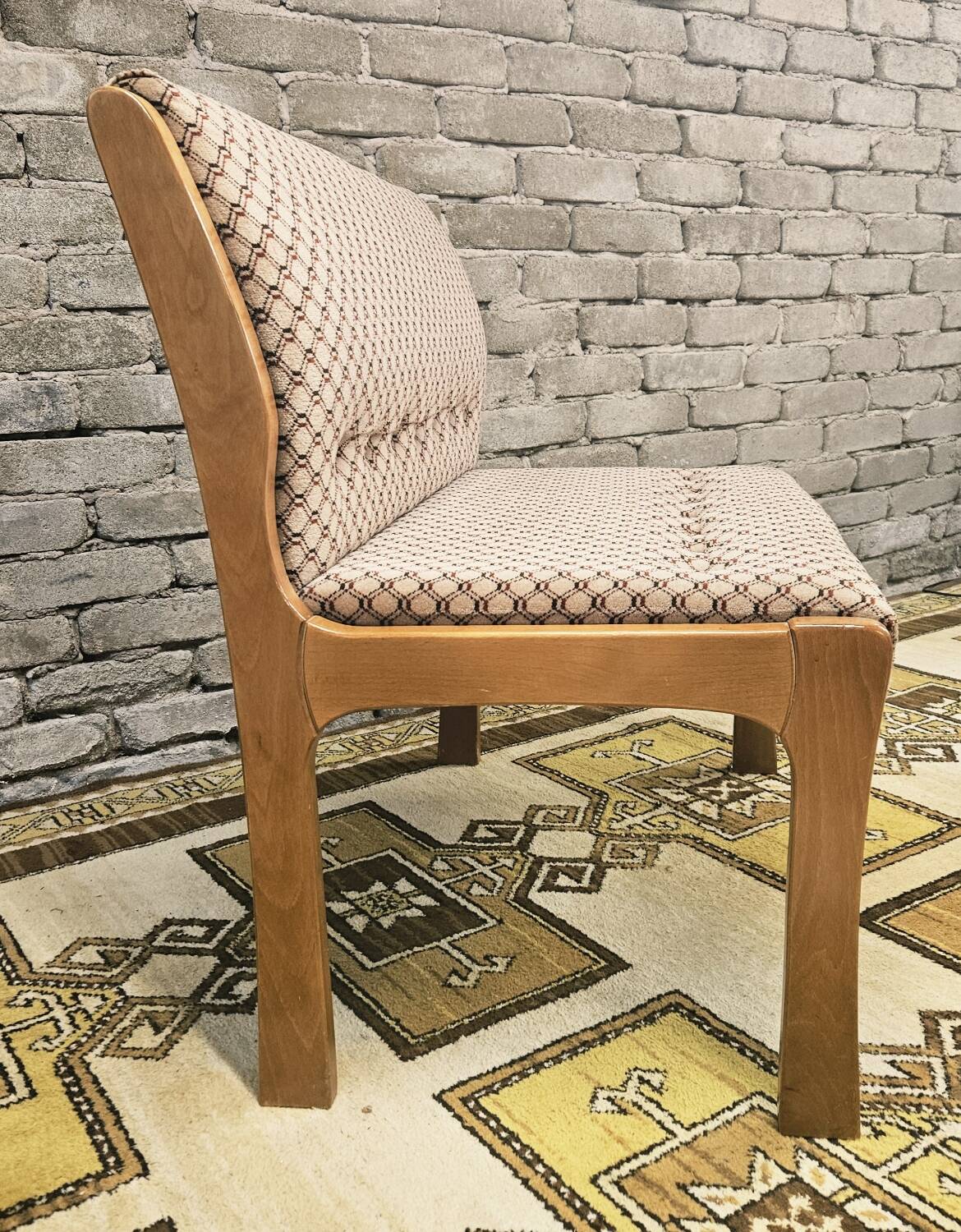 Scandinavian 2-seater bench 1970 vintage