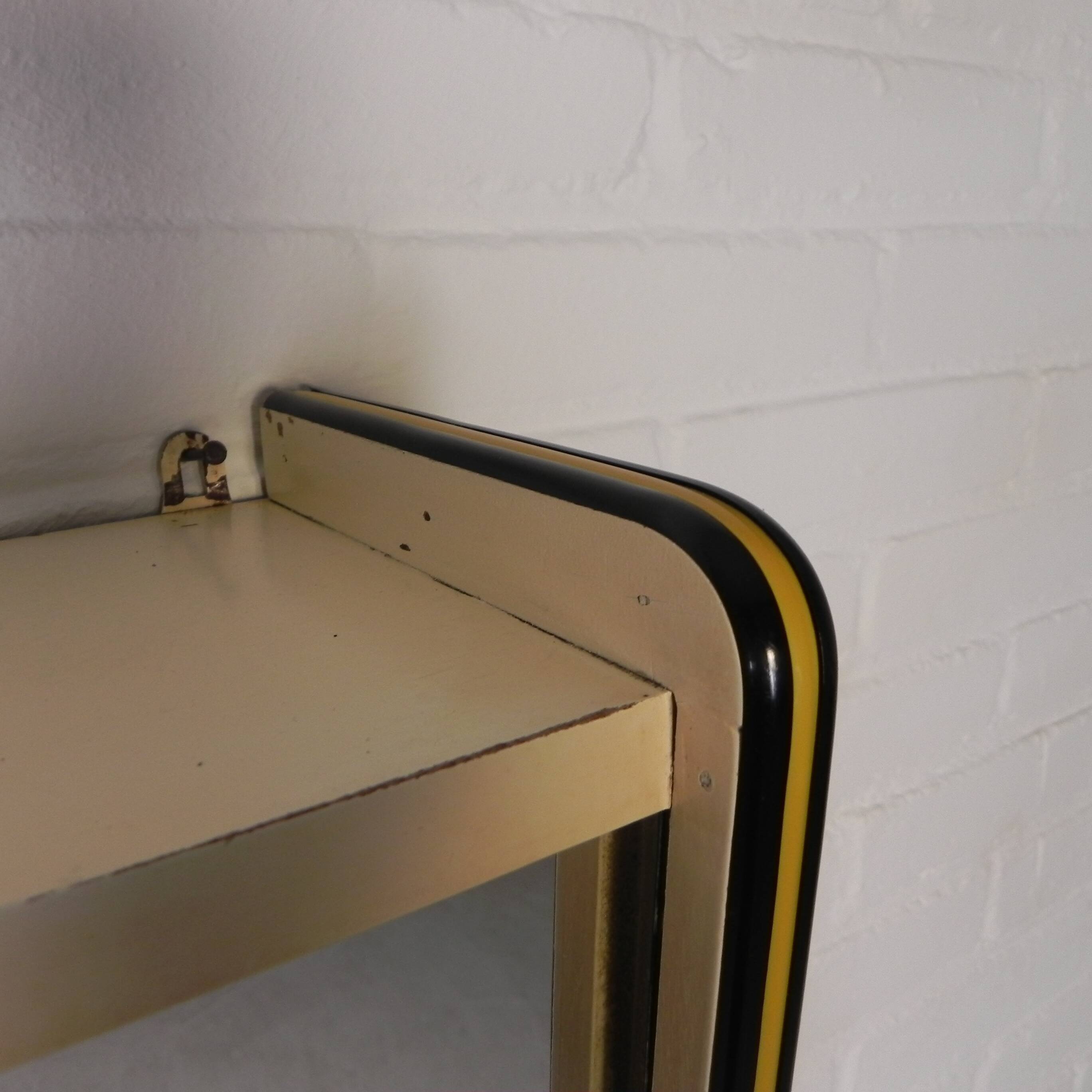 Wall cabinet with sliding glass doors, 1950s