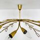 Large Austrian Brass Chandelier by Rupert Nikoll