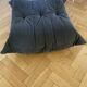 Togo pouf alcantara anthracite
