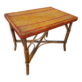 Rattan coffee table