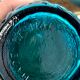 Carafe Empoli bleue turquoise