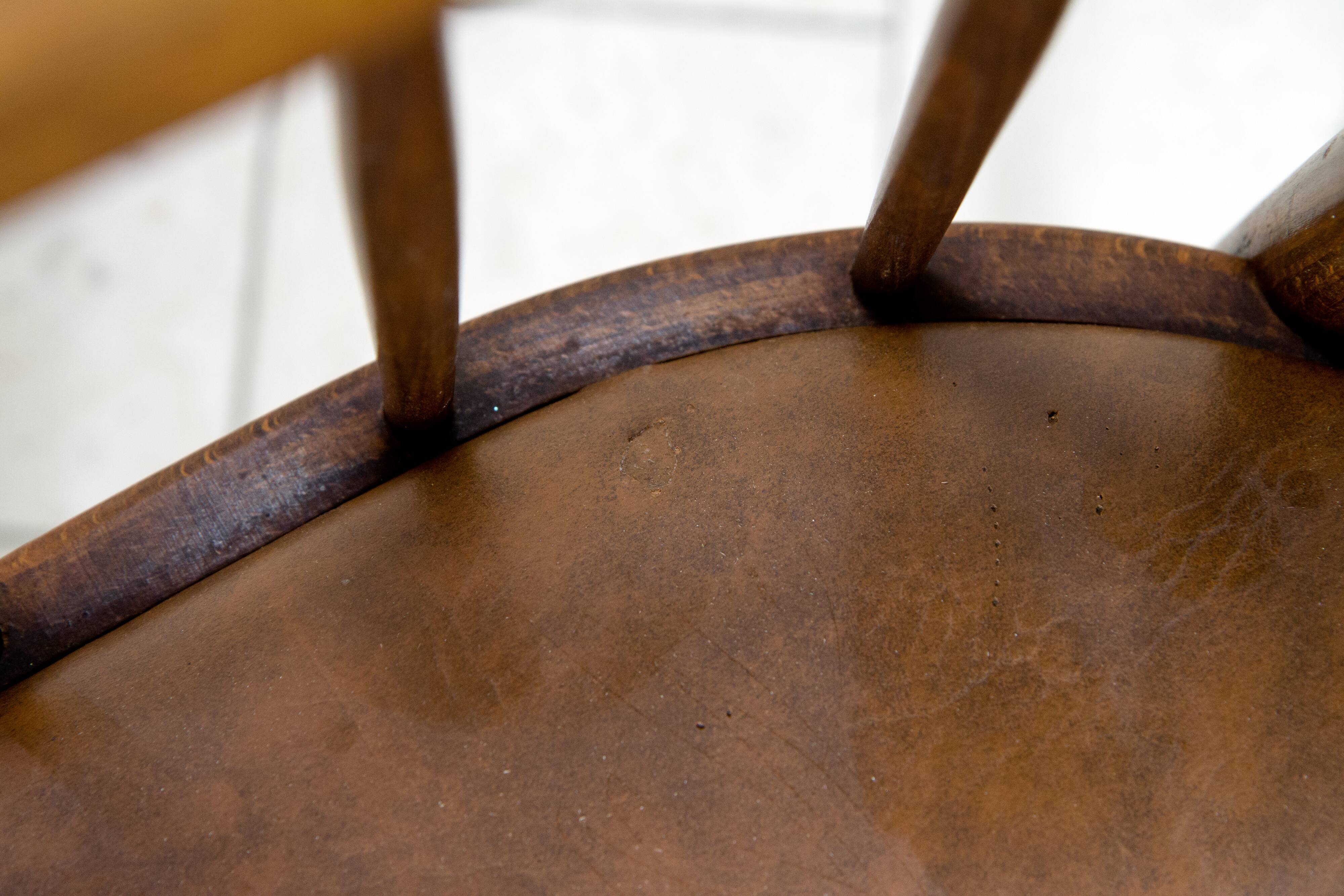 Series of 4 chairs Thonet 1960
