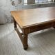 Solid walnut farmhouse castle table 1900 XXL