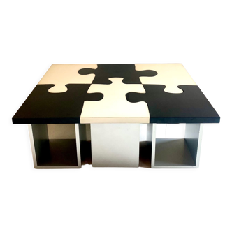 Table basse puzzle 1970