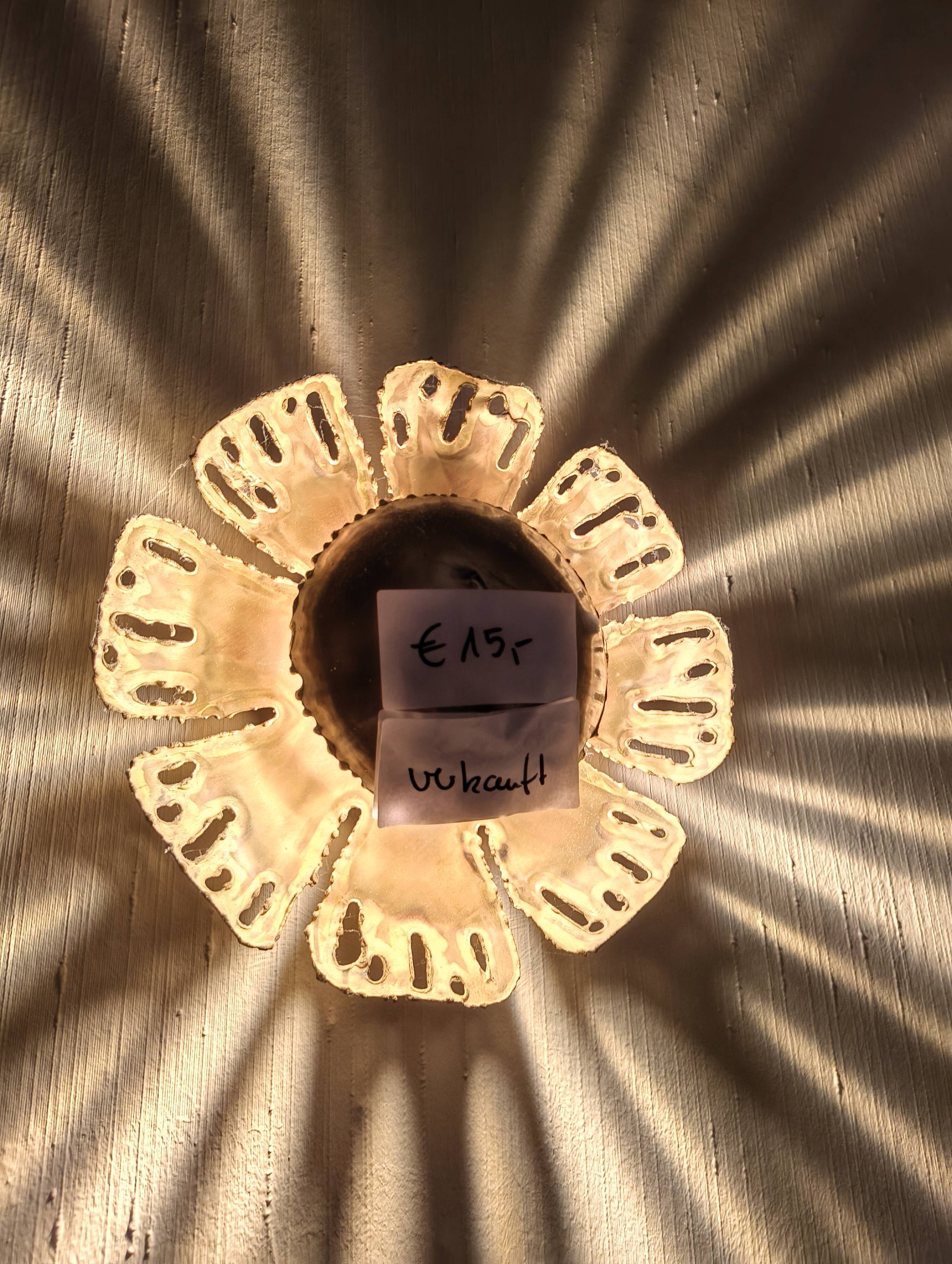 brass wall lamp by Svend Aage Holm Sörensen, denmark