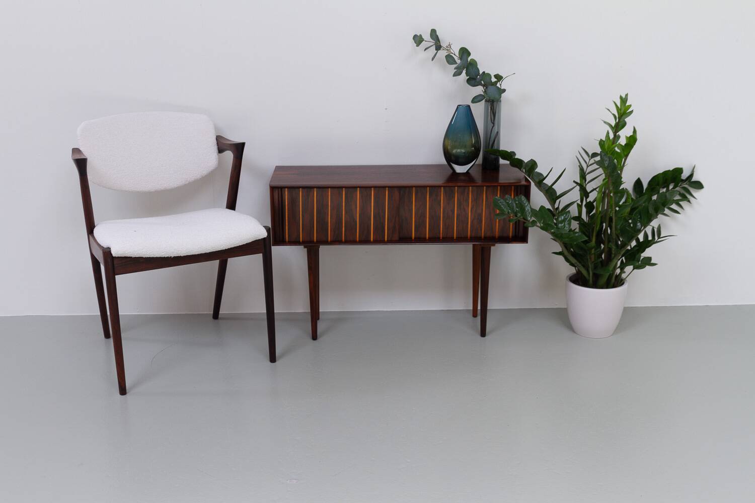 Small Mid-Century Modern Danish Rosewood Sideboard, 1950s