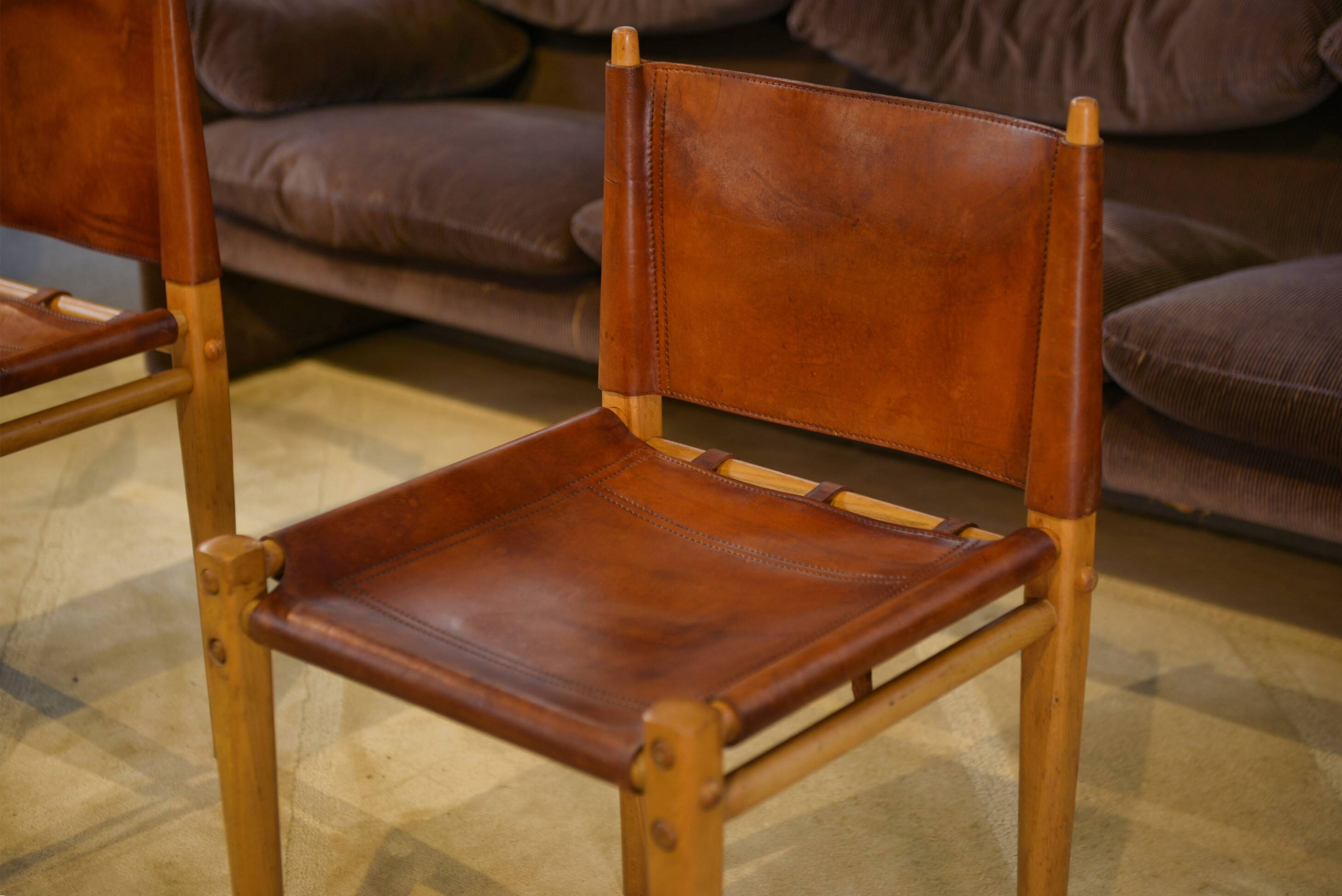 Pair of "Oasis" chairs by Gian Franco Legler for Zanotta 1960s