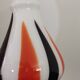 Vintage Italian pop art blown soliflore vase from the 70s in opaline