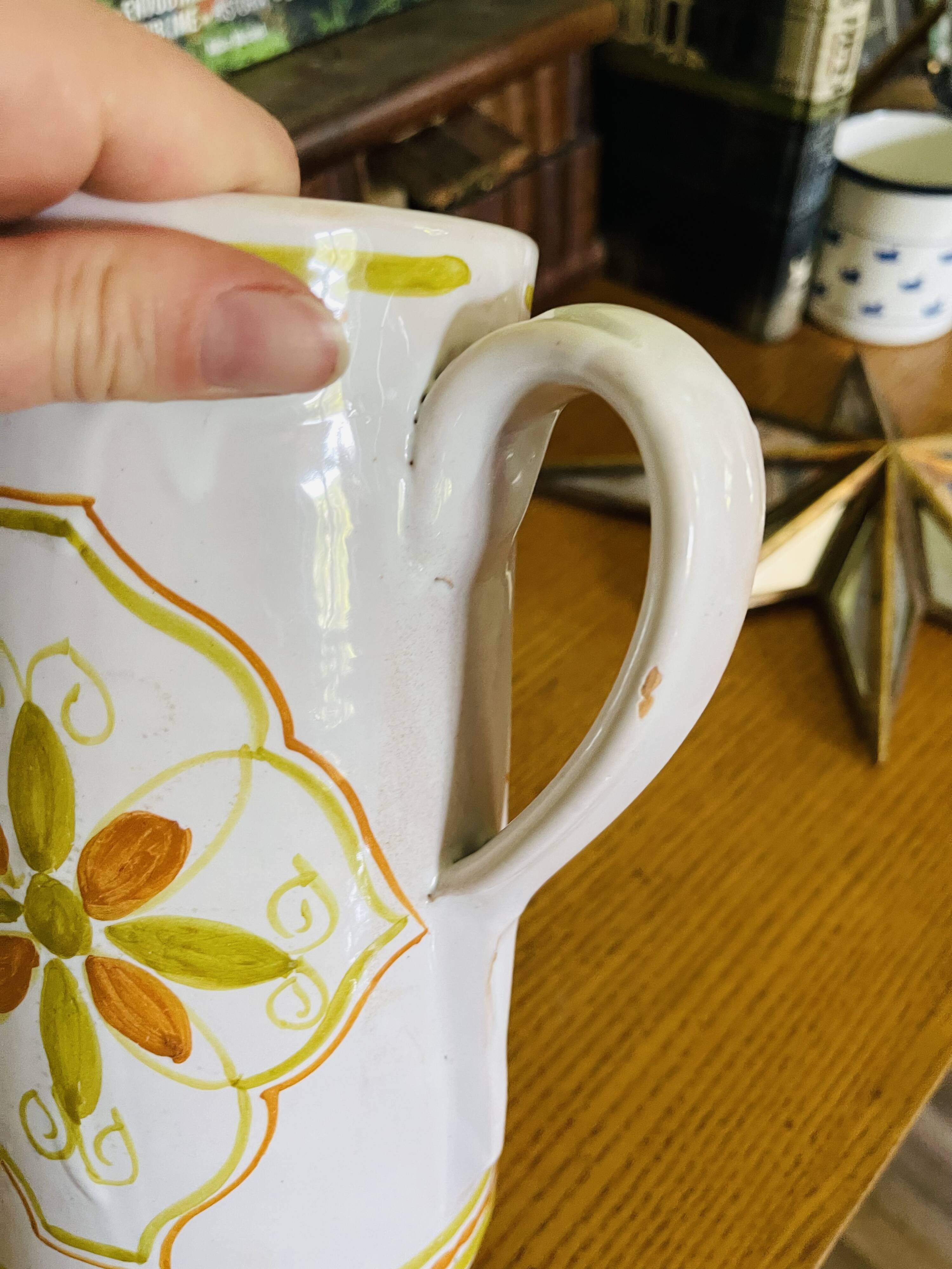 Vintage Italian ceramic orangeade service