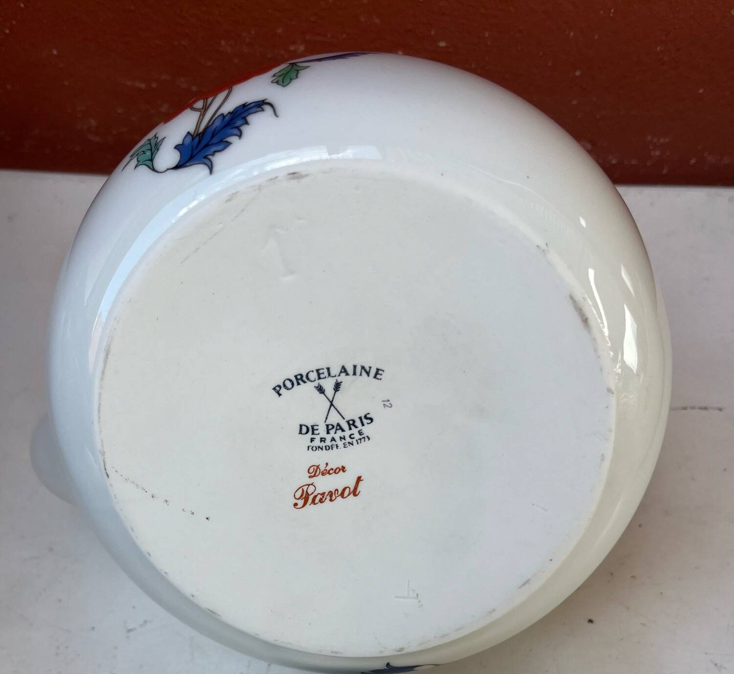 Porcelain teapot