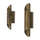 Pair of brass wall lights with Italian mid-century design, 1960, Italy.