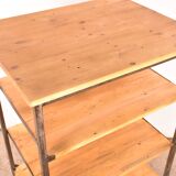 Industrial trolley cart shelving unit