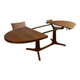 Baumann oval elm table 1970s