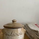 Antique stoneware spice pots