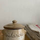 Antique stoneware spice pots