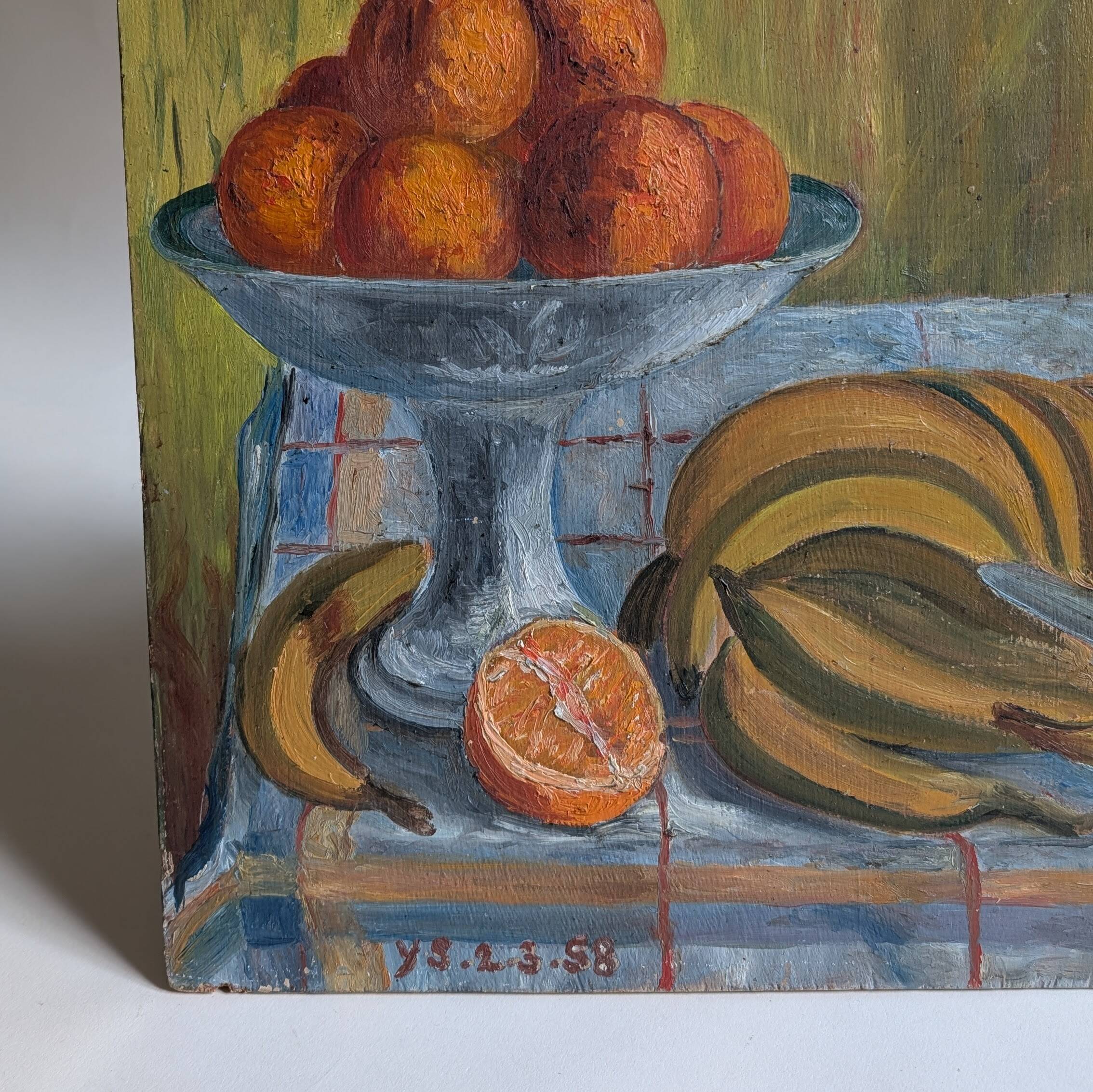 Still life on wood