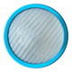 Prisma blue wall light or ceiling light